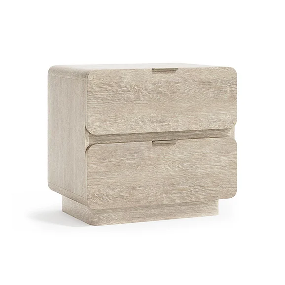 Bernhardt Antibes Two Drawer Nightstand in Roz 350231 CLOSEOUT