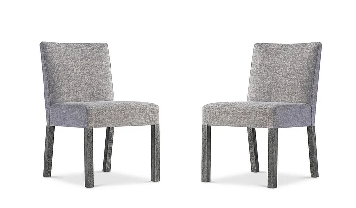 Bernhardt Menton Square Upholstered Side Chair (Set of 2) in Harvest Brown 352-541 PROMO CLOSEOUT