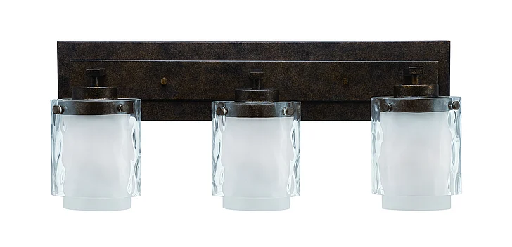 Craftmade Kenswick 3 Light Vanity in Peruvian Bronze 35403-PR CLOSEOUT
