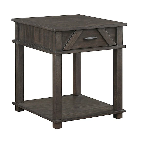 Homelegance Lakeside End Table in Brown 3553-04