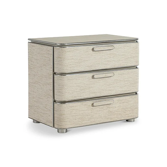 Bernhardt Corinne Nightstand in Ecru 357232 PROMO