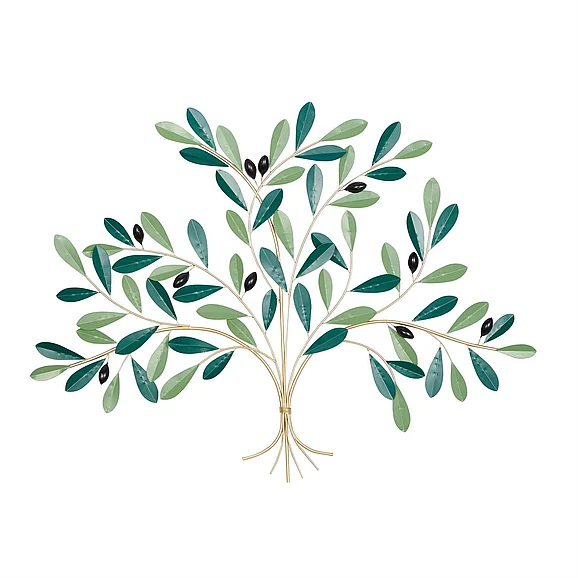 UMA Green Metal Tree Wall Decor, 40" x 2" x 31" | 35906 CLOSEOUT