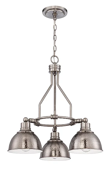 Craftmade Timarron 3 Light Down Chandelier in Antique Nickel 35923-AN CLOSEOUT