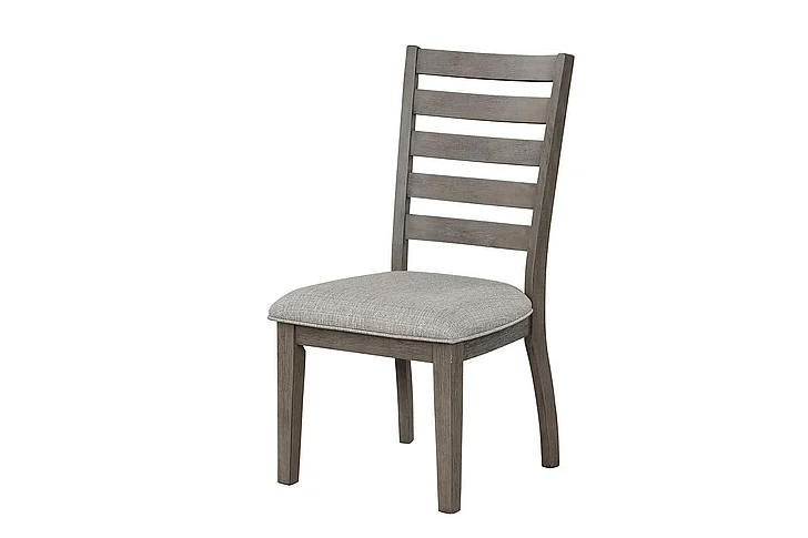 Emma Mason Signature Justin Side Chair (Set of 2) in Gray/Brown