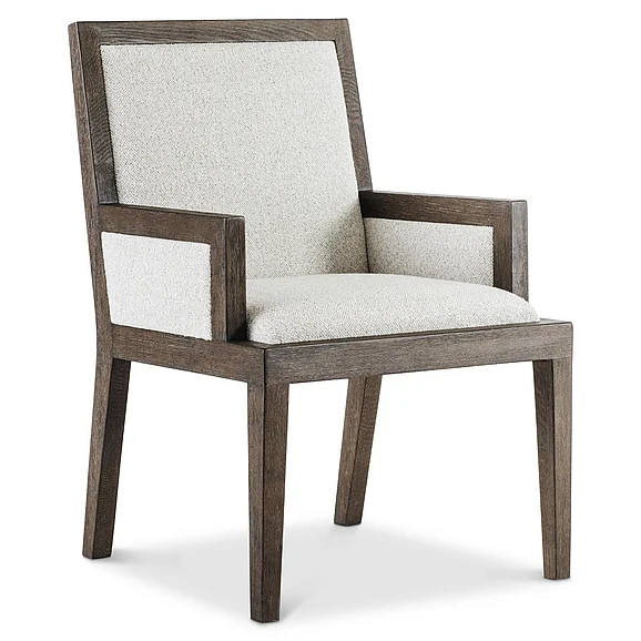 Bernhardt Outline Arm Chair in White 360546 (Set of 2) PROMO
