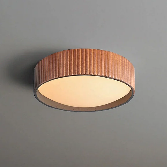 NOVA of California Tambo 10" Flush Mount Ceiling Light - Dark Walnut 3610832W