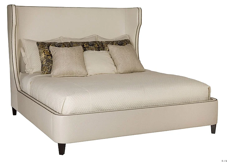 Bernhardt Interiors Wheeling King Bed in Espresso