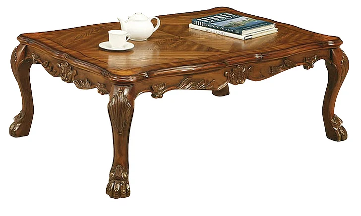 Acme Dresden Traditional Coffee Table in Cherry Oak 12165