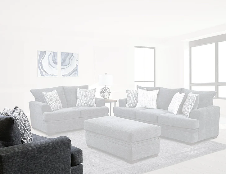 Peak Living 3650 Chair 1/2 in Aden #15 Grey 3651-3984 CUSTOM ITEM