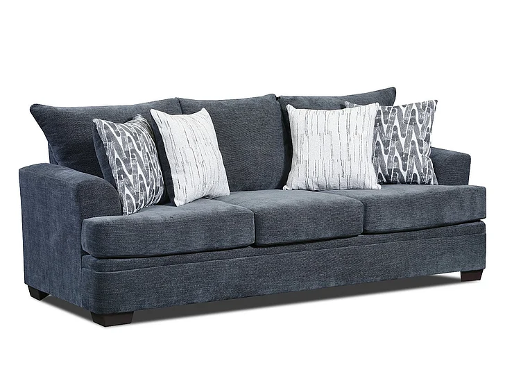 Peak Living 3650 Sofa in Aden #15 Grey 3653-3984 CUSTOM ITEM