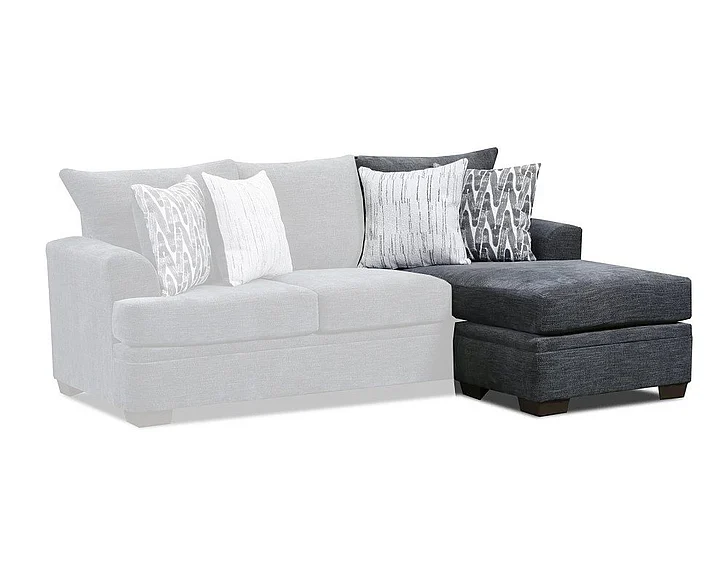 Peak Living 3650 Sofa Chaise in Aden #15 Grey 3657-3984 CUSTOM ITEM