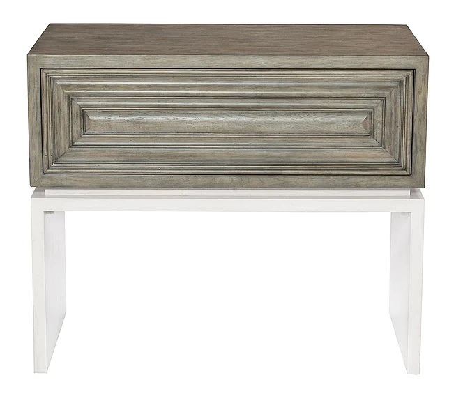Bernhardt Interiors Goodman Nightstand in White Plaster 369-217 PROMO
