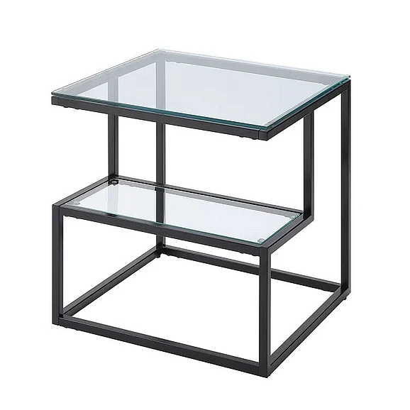 Homelegance Elyria End Table in Black 3695-04