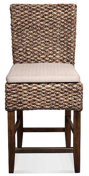 Riverside Mix-N-Match Chairs Woven Counter Stool Chair in Hazelnut (Set of 2) 36967