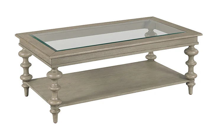 Hammary Furniture Tigbee Hamilton Rectangular Coffee Table in Timberwolf 370-910