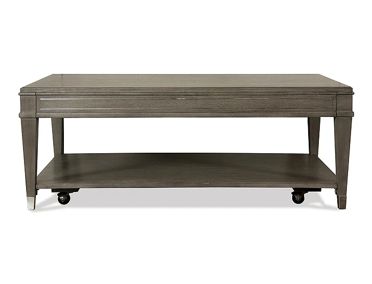 Riverside Furniture Dara Two Rectangular Coffee Table in Gray 37002