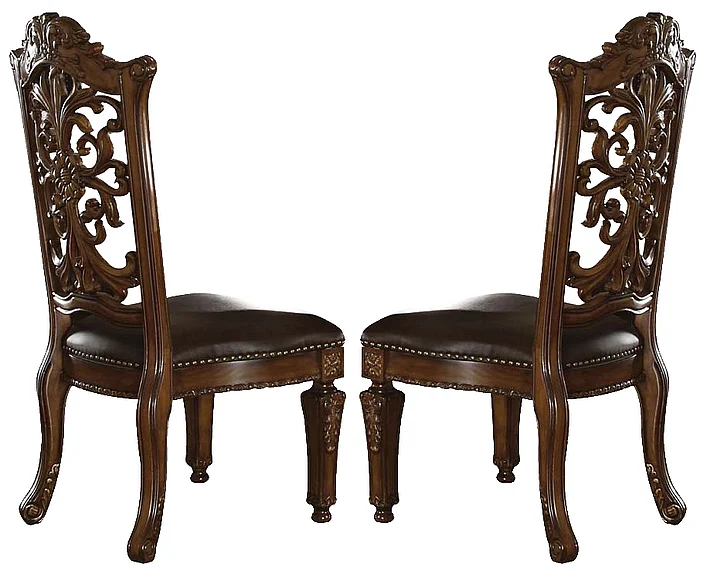 Acme Vendome Cherry Finish Side Chair (Set of 2) 60003