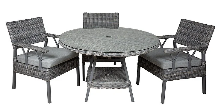 BeachCraft Furniture St. Croix 5pc Round Dining Room Set