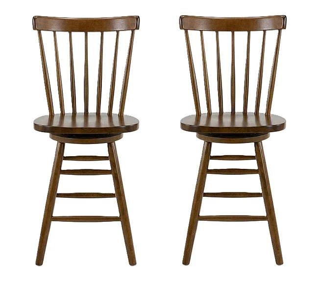 Liberty Furniture Creations II 24 Inch Copenhagen Barstool in Tobacco Finish 38-B1724 (Set of 2)