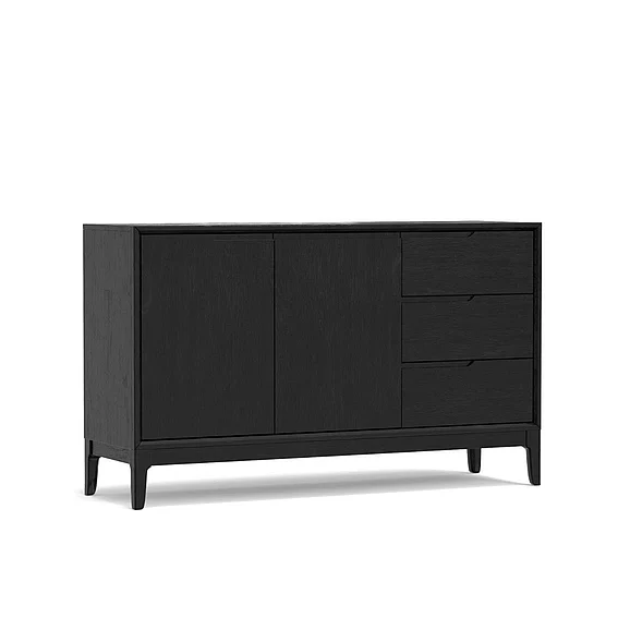 Alpine Furniture Cove Server in Vintage Black 3859-06