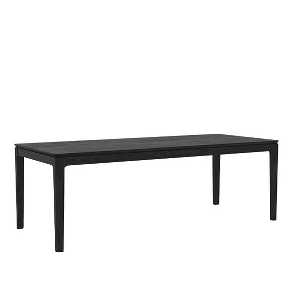 Alpine Furniture Cove Rectangular Extension Dining Table, Vintage Black 3859-90