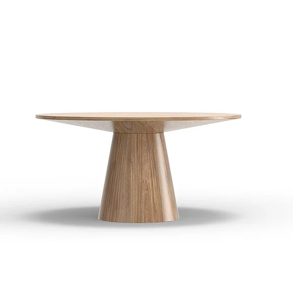 Alpine Furniture Cove Round Dining Table in Natural 3859NAT-01