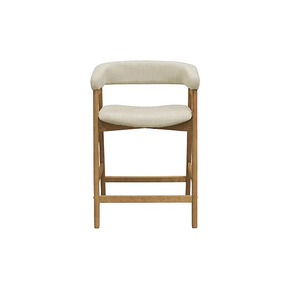 Alpine Furniture Cove Counter Height Chairs, Natural (Set of 2) 3859NAT-43