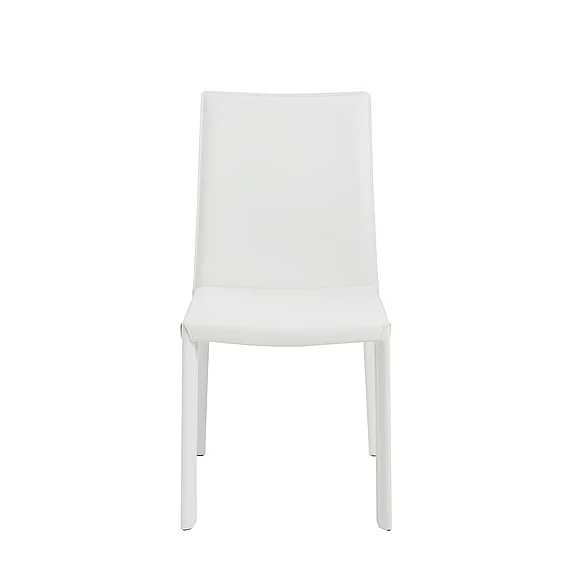 Euro Style Hasina Side Chair in White (Set of 2) 38627WHT CLOSEOUT