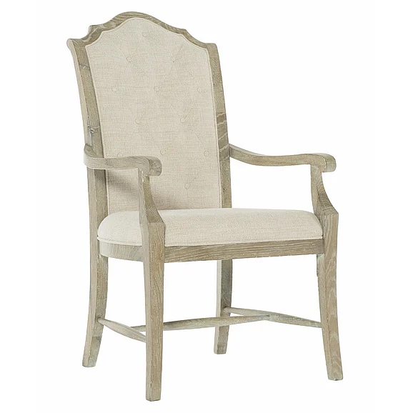 Bernhardt Rustic Patina Arm Chair in Light Sand 387X62 (Set of 2)