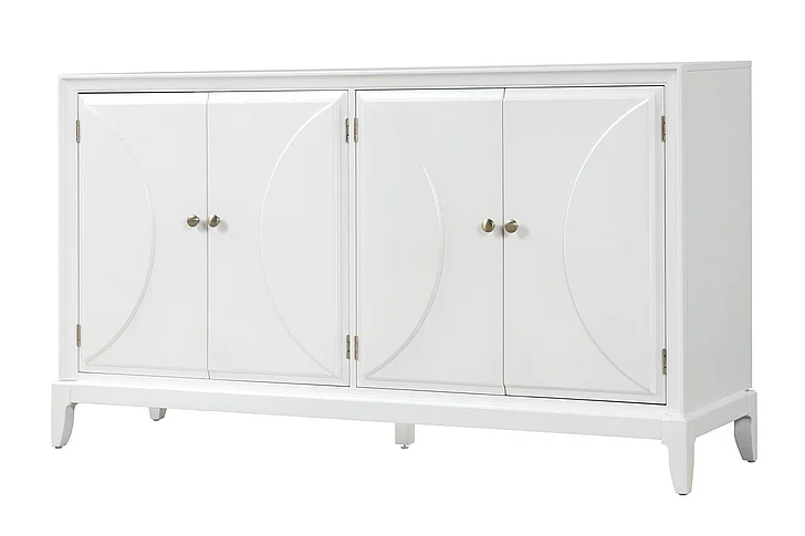 Emma Mason Signature Donalin Server w/ Power Plug in White
