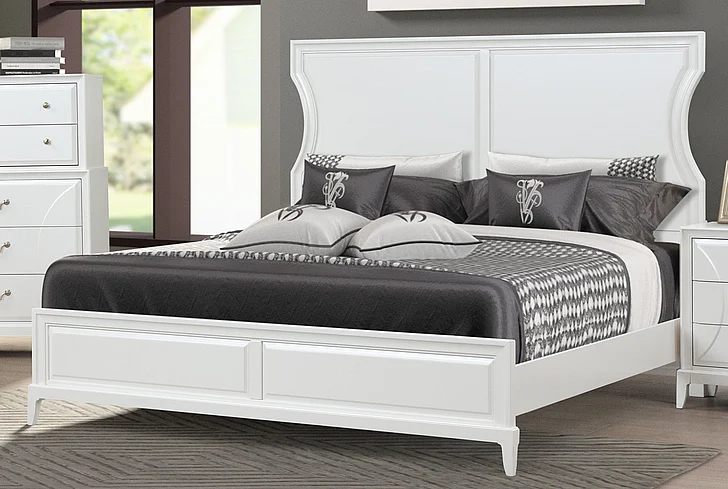 Emma Mason Signature Donalin Queen Panel Bed in White