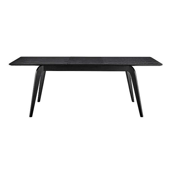 Euro Style Lawrence Extension Table in Matte Black 38934-BLK