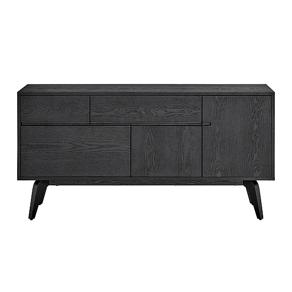 Euro Style Lawrence Sideboard in Matte Black 38936-BLK CLOSEOUT