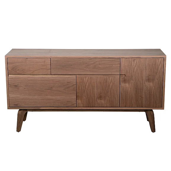 Euro Style Lawrence Sideboard in American Walnut 38936WAL CLOSEOUT