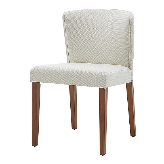 NPD Albie KD Fabric Dining Side Chair, Cardiff Cream (Set of 2) 3900076-276