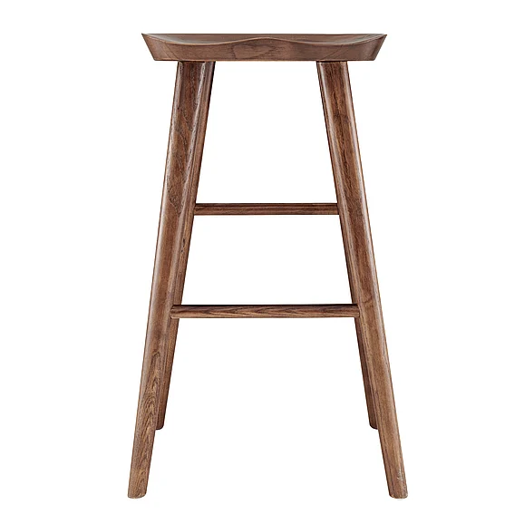 Euro Style Vieno Bar Stool in Walnut 39110-WAL CLOSEOUT