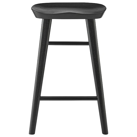 Euro Style Vieno Counter Stool in Black 39133-BLK CLOSEOUT