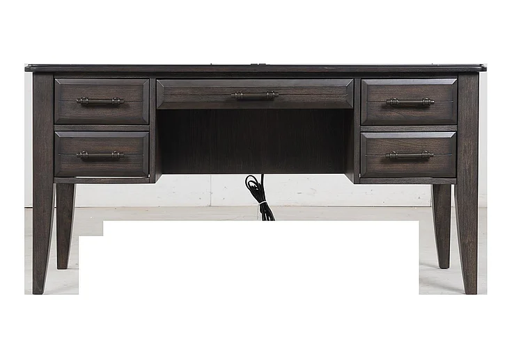 Emma Mason Signature Saddle Ridge Lane 5 Drawer Desk in Mahogany