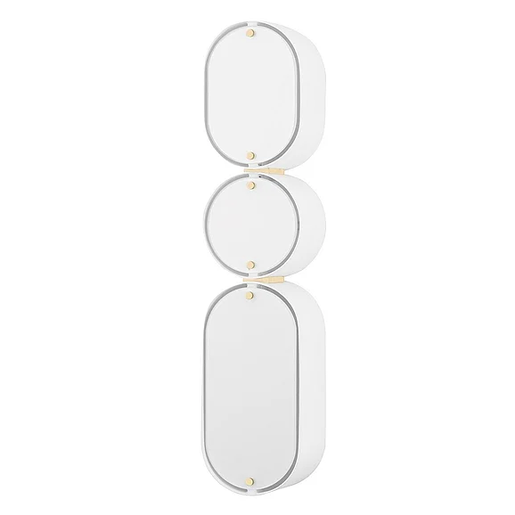 Corbett Lighting Opal Wall Sconce 393-03-SWH/VB
