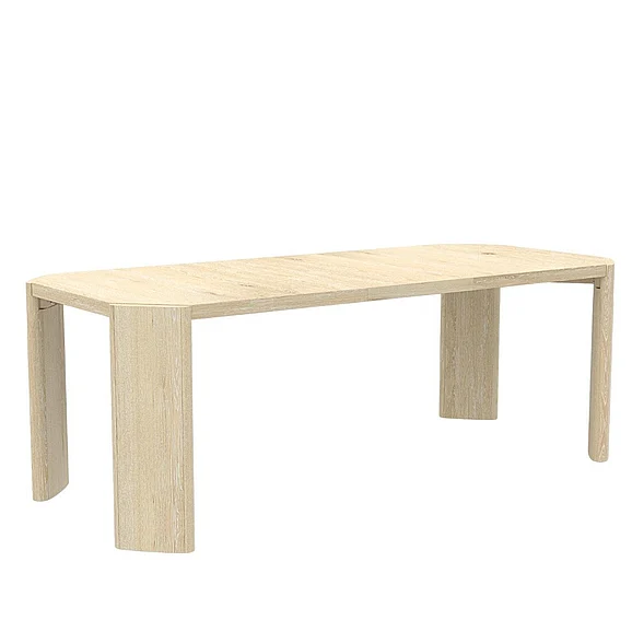 Alpine Furniture Sloane Extension Dining Table, Driftwood 3966-01
