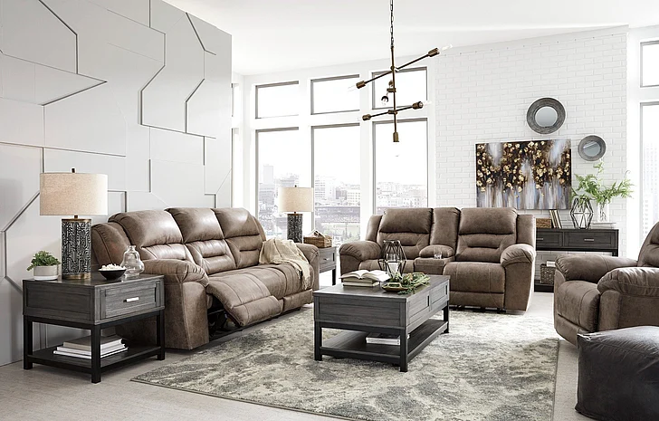 Stoneland 2-Piece Reclining Living Room Set in Fossil