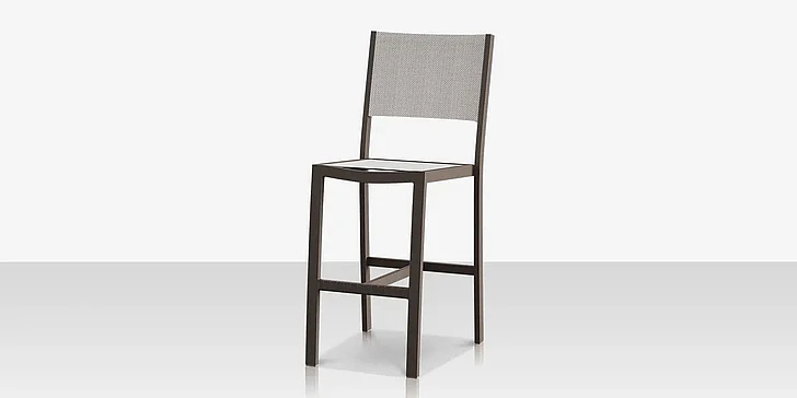 DecoScape Fusion Bar Side Chair in Tex Gray - Cloud Duo Sling SF-3001-172-TXG-CLD