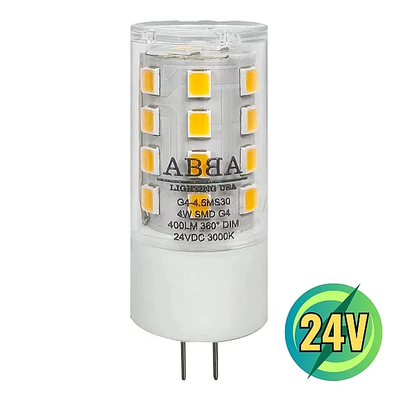 ABBA Lighting G4-Smd 4 W Dc 24V Led Bulb G4 24V 5K