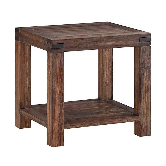 Modus Furniture Meadow End Table in Brick Brown 3F4122