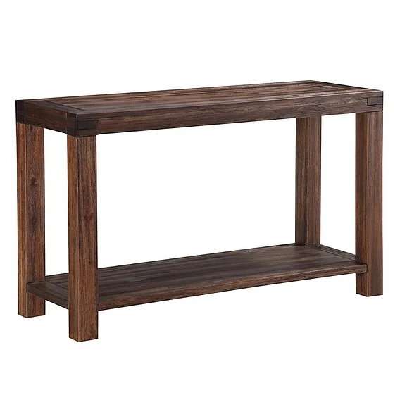 Modus Furniture Meadow Console Table in Brick Brown 3F4123
