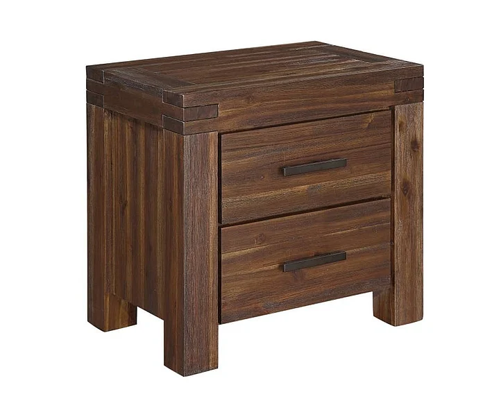 Modus Meadow 2 Drawer Nightstand in Brick Brown 3F4181