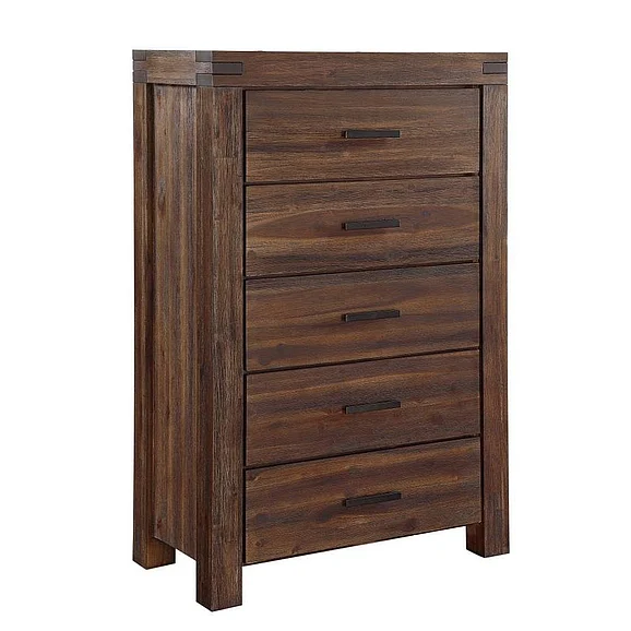 Modus Meadow 5 Drawer Chest in Brick Brown 3F4184