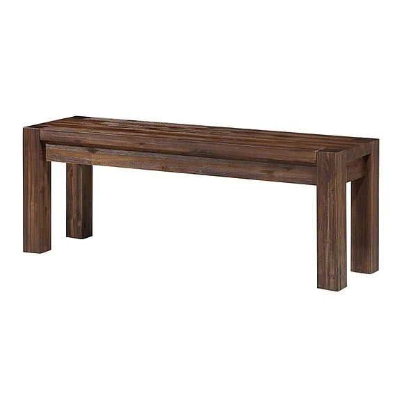 Modus Furniture Meadow Bench in Brick Brown 3F4191