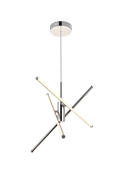 Elegant Sonya 3 Light Polished Nickel Pendant LD9001D29PN CLOSEOUT