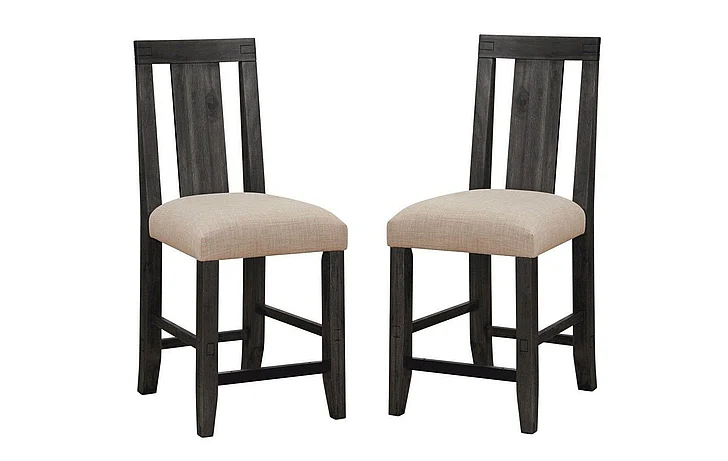 Modus Furniture Meadow Counter Stool in Graphite 3FT370 (Set of 2)